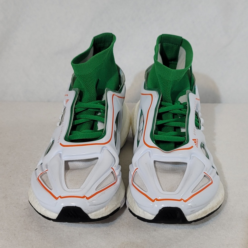 Adidas Stella McCartney Ultraboost 22 Women 7 Sock Sneakers Green GX9866 Running